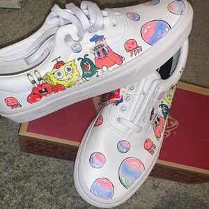 Hand drawn SpongeBob sqarepants vans -unisex